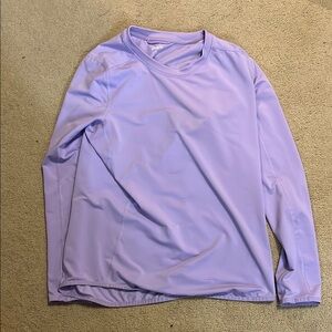 Duluth Trading Co Lavender Long Sleeve Tee